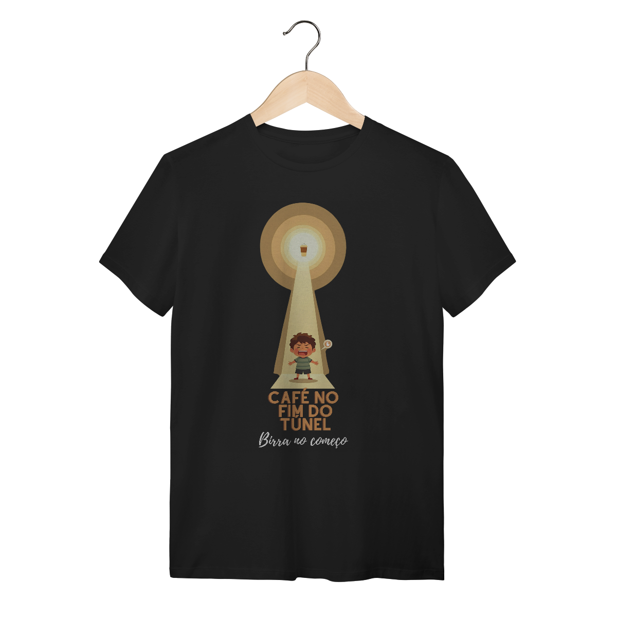 Nome do produto: Camiseta Qualituy | Café no Fim do Túnel