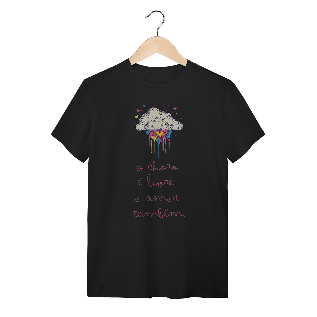 Nome do produto: Camiseta Clássica | Choro é Livre