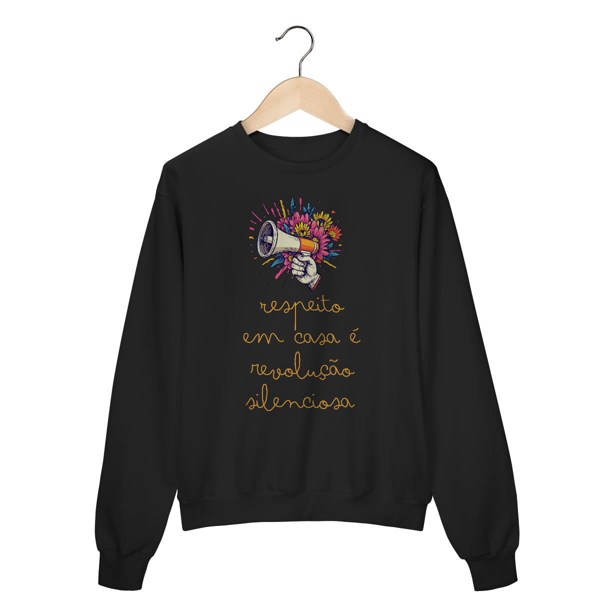 Nome do produto: Moletom Fechado | Revolução Silenciosa