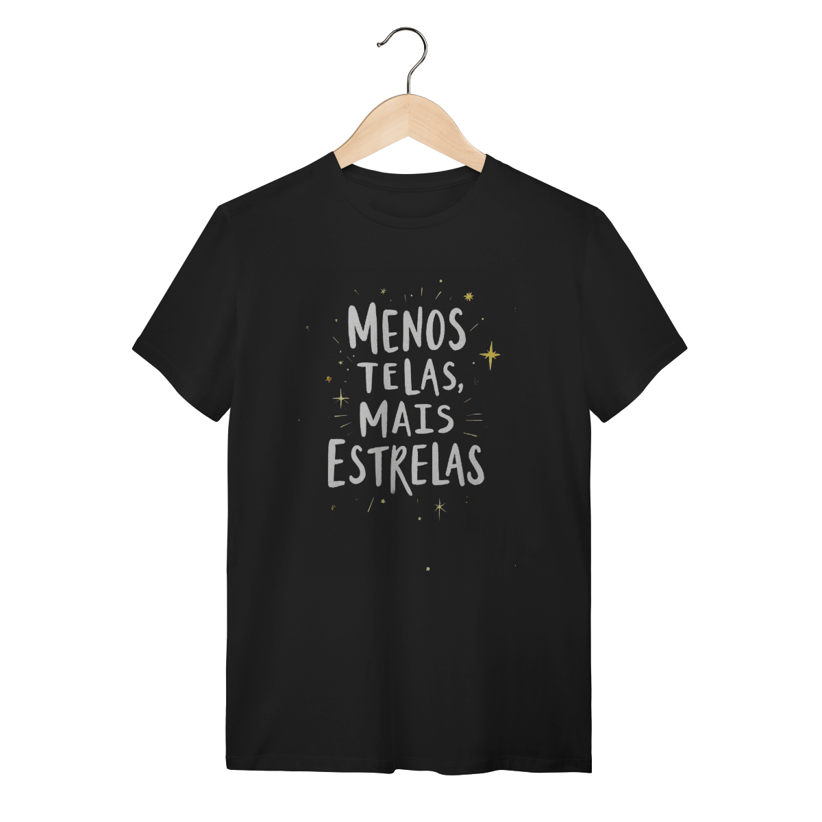 Nome do produto: Camiseta Adulto | Menos Telas, Mais Estrelas