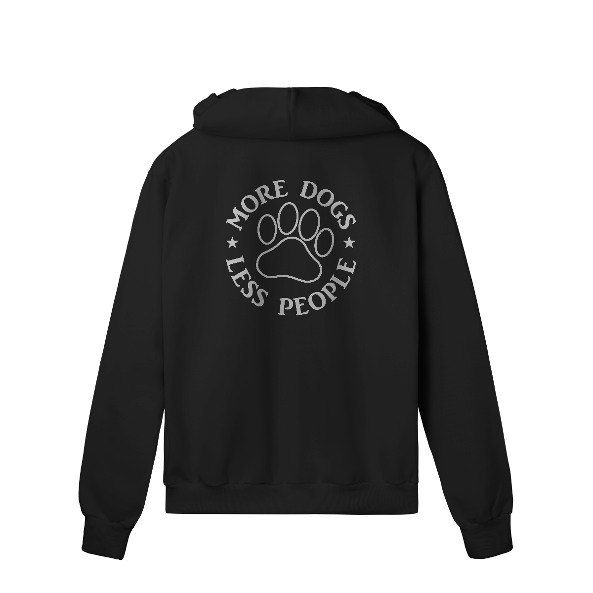 Moletom Prime Com Zíper - More Dogs. Less People