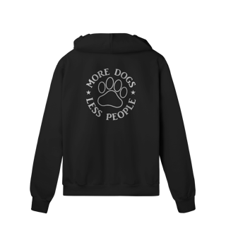 Moletom Prime Com Zíper - More Dogs. Less People