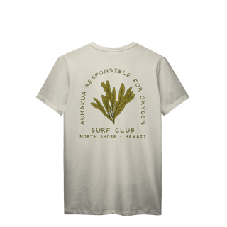 Camiseta Manga Curta Marfim Algas