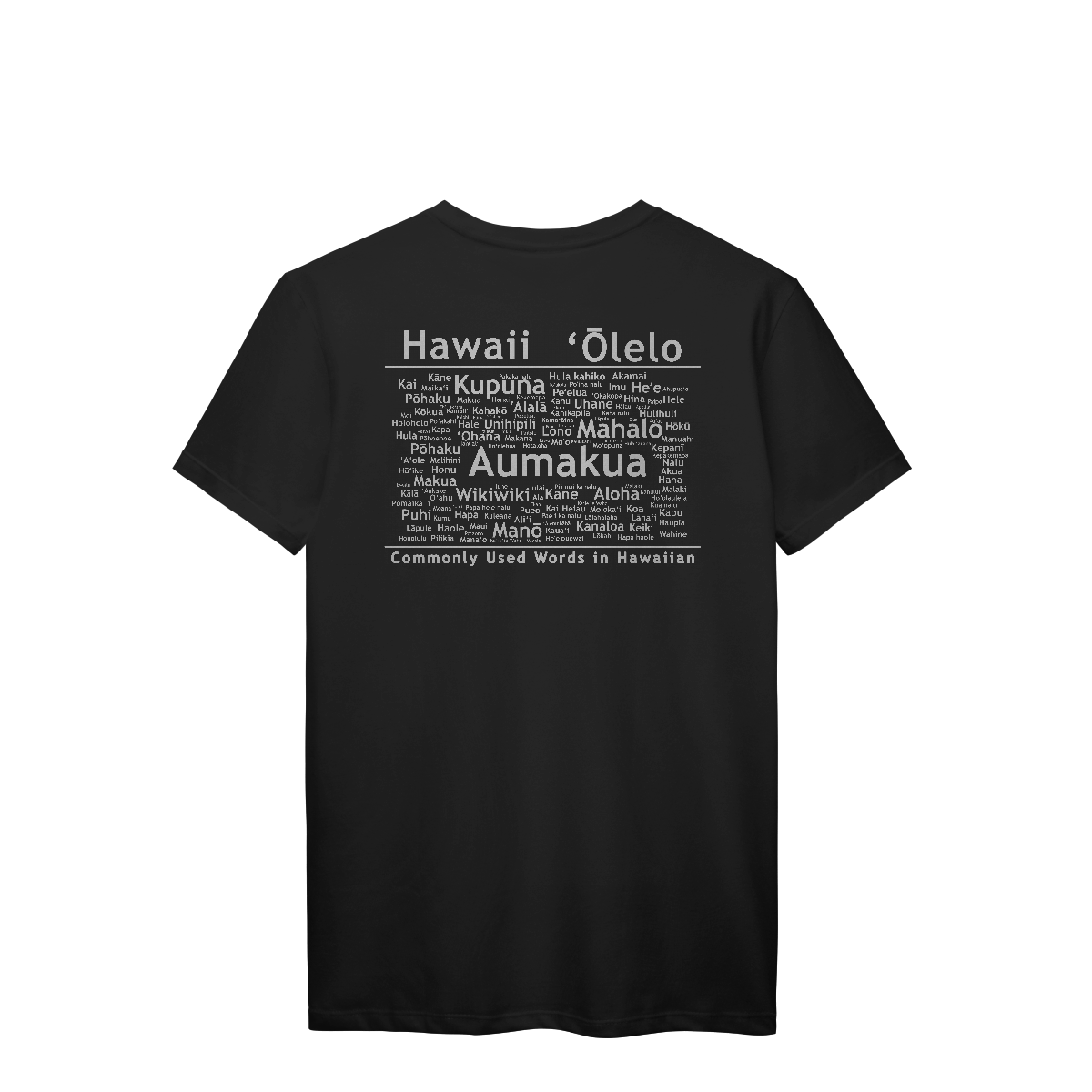 Camiseta Manga Curta Preta Olelo