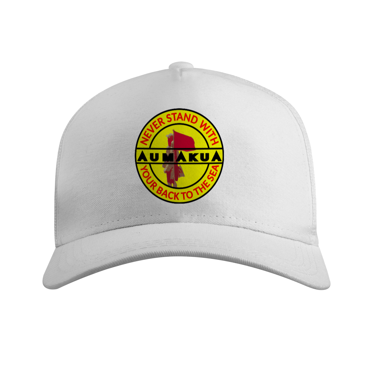 Boné Americano com Tela Branco Lifeguard Yellow