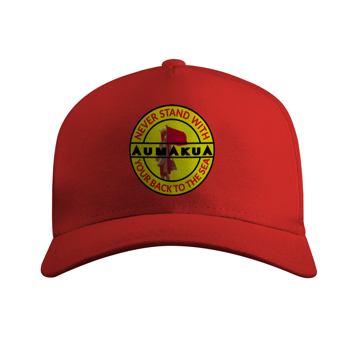 Boné Americano com Tela Vermelho Lifeguard