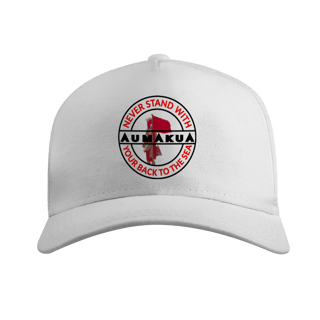 Boné Americano com Tela Branco Lifeguard