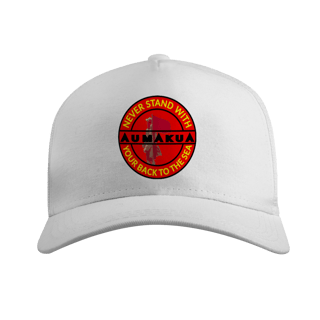 Boné Americano com Tela Branco Lifeguard Red