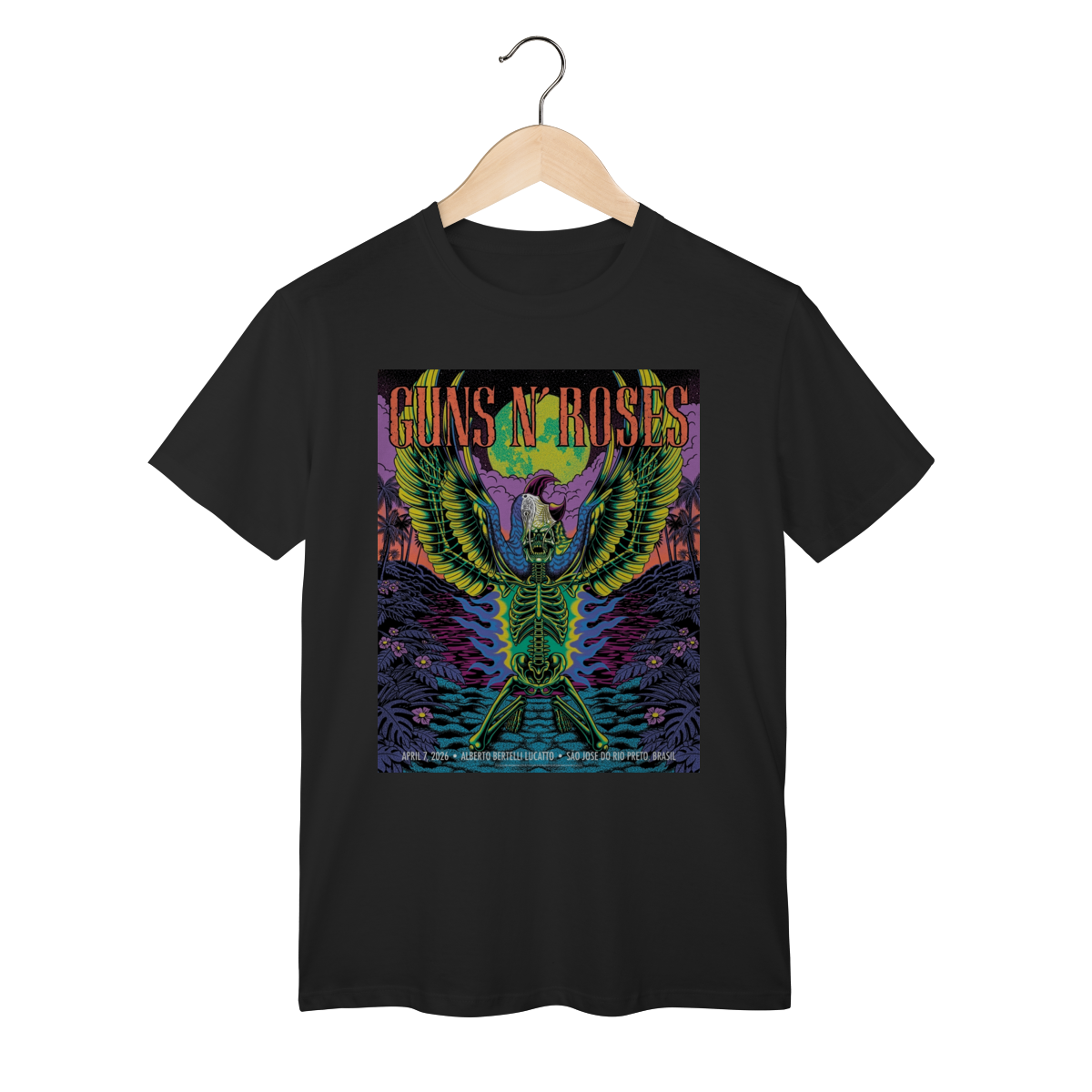 Camiseta - Guns N' Roses São José do Rio Preto 2026