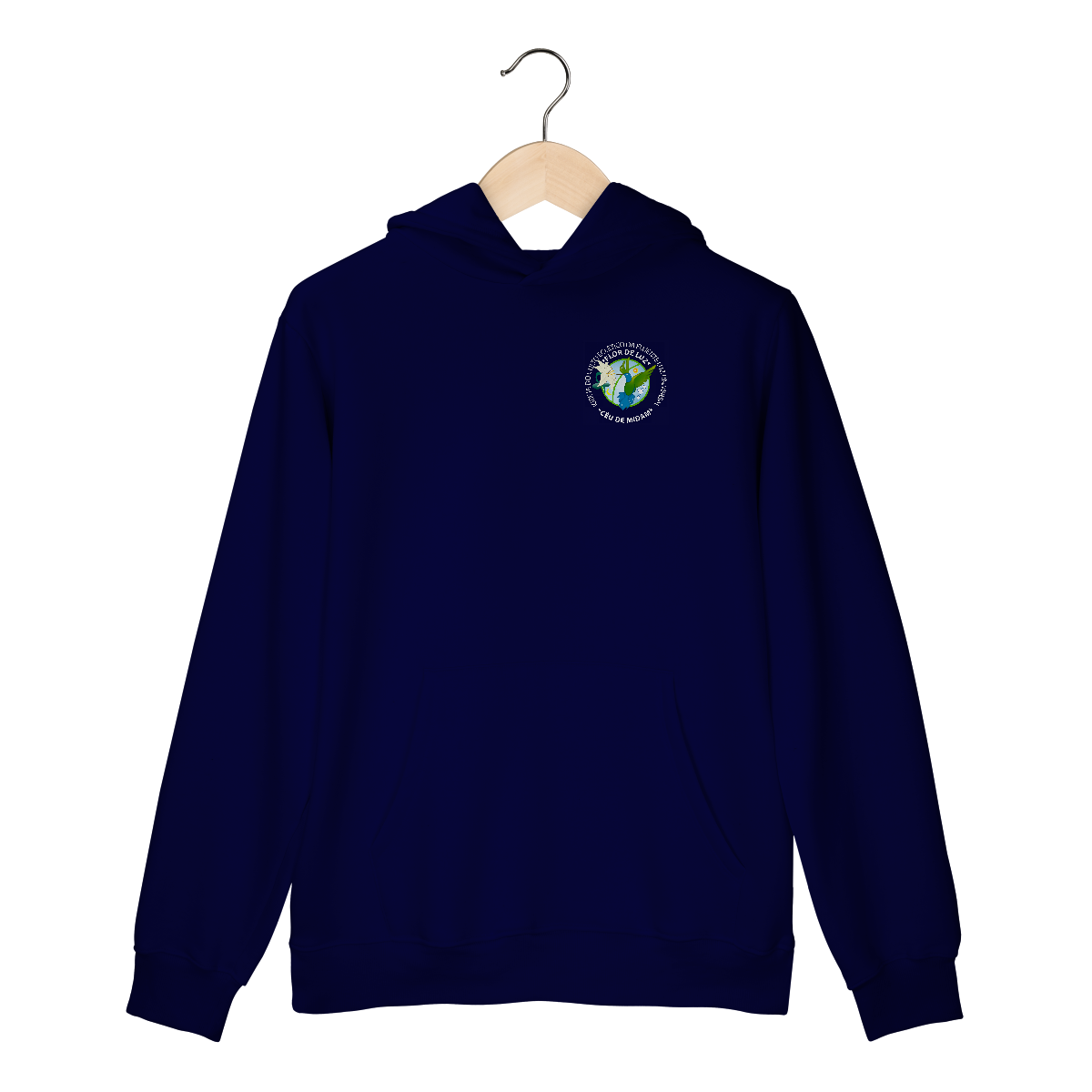 Nome do produto: Moletom Prime Canguru Flor de Luz