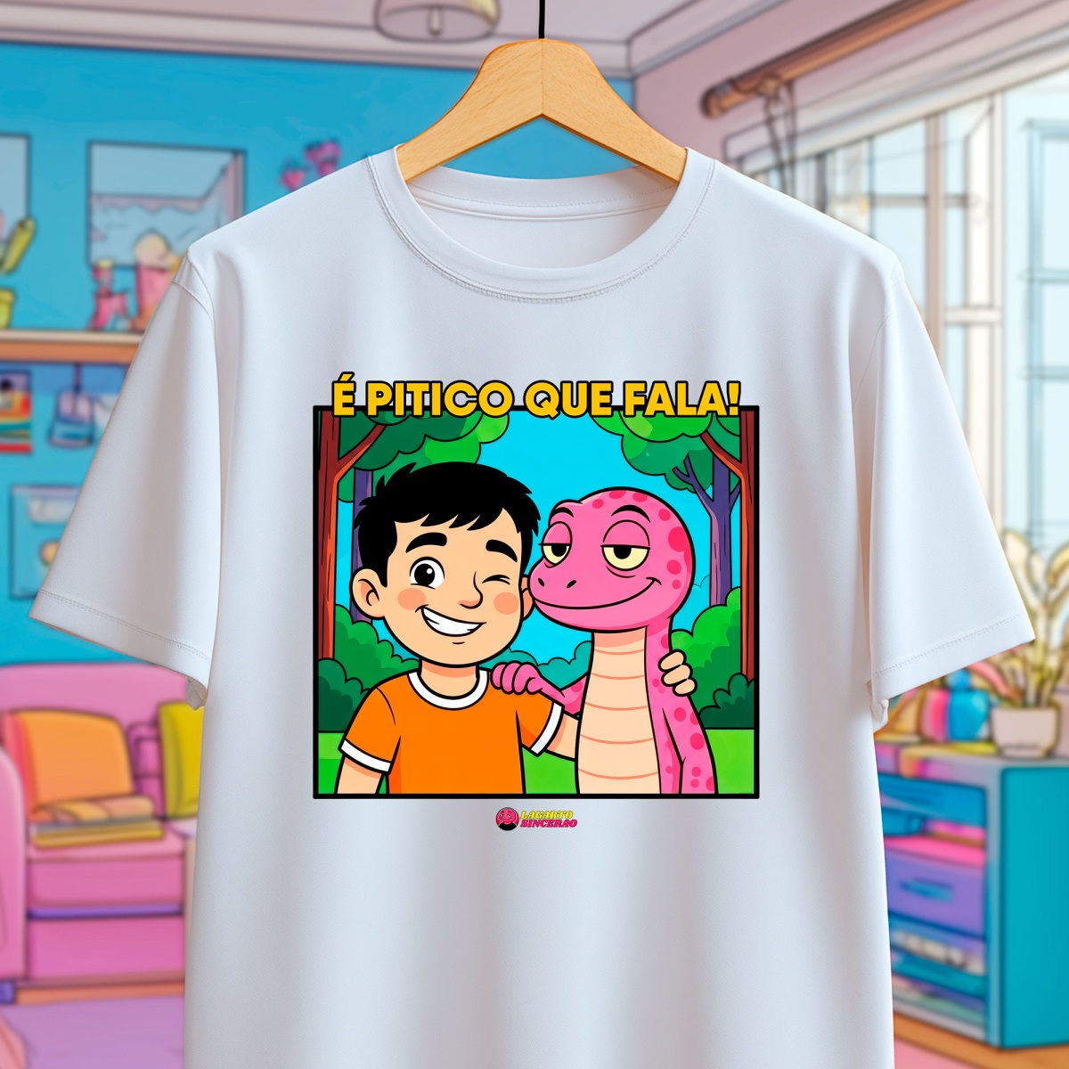 Camiseta - É Pitico que fala