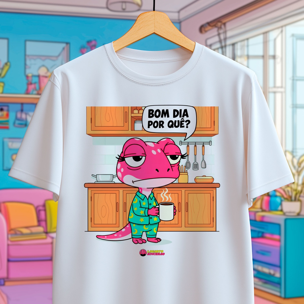 Camiseta - Bom dia por quê?