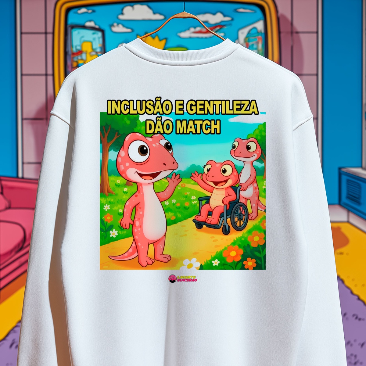 Moletom - Inclusão e gentileza dão match