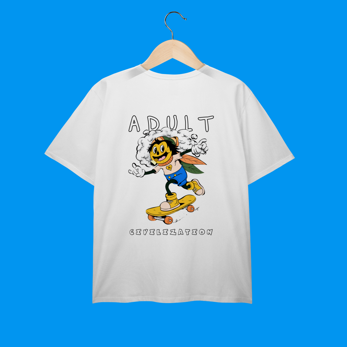 T-Shirt Plus Size - ADULT - LIVRE POR AI