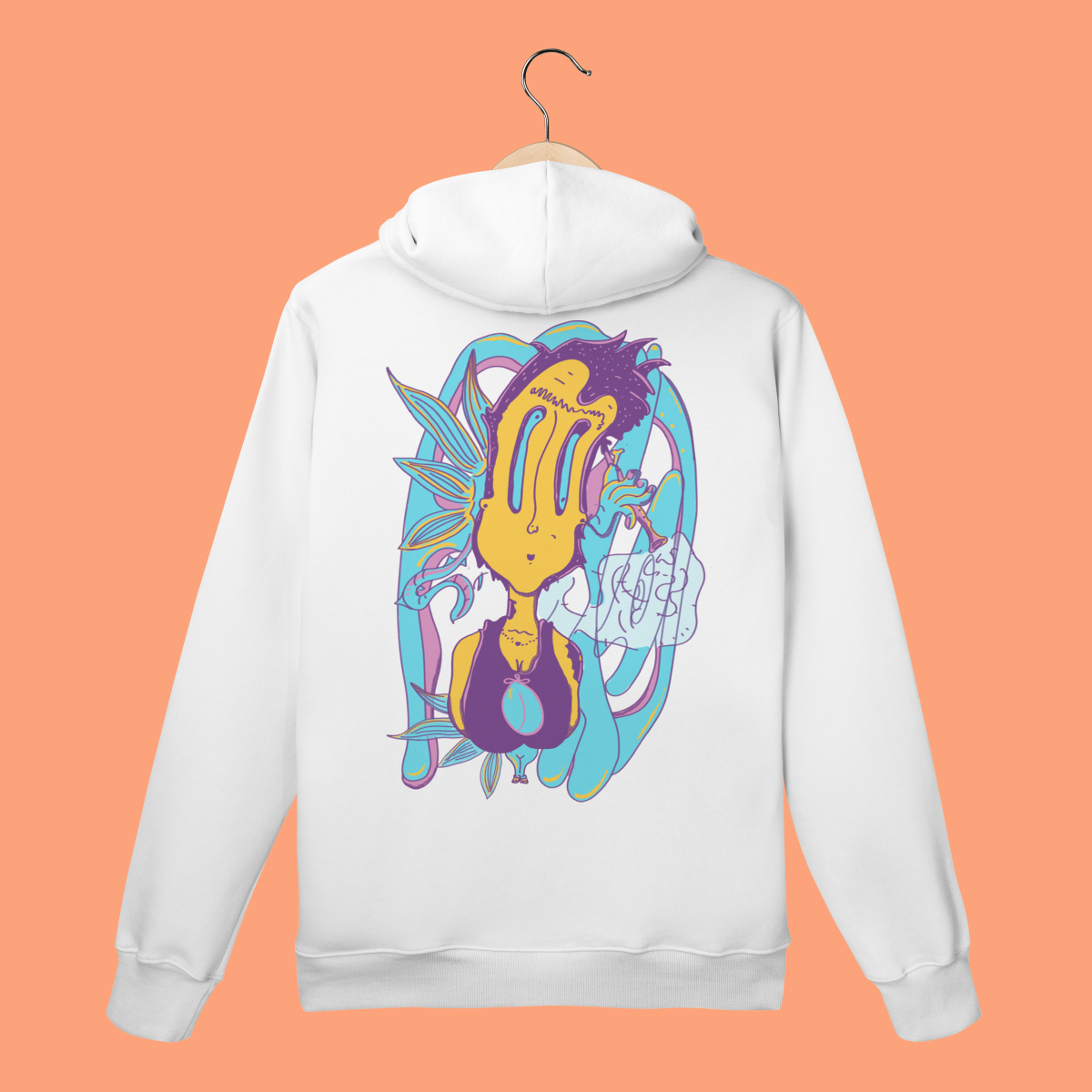 Moletom Prime Canguru- Frida Frita - Amarelo