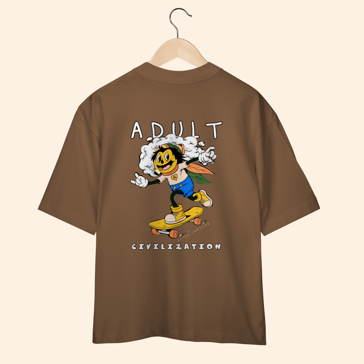 Camiseta Oversized - ADULT - LIVRE POR AI