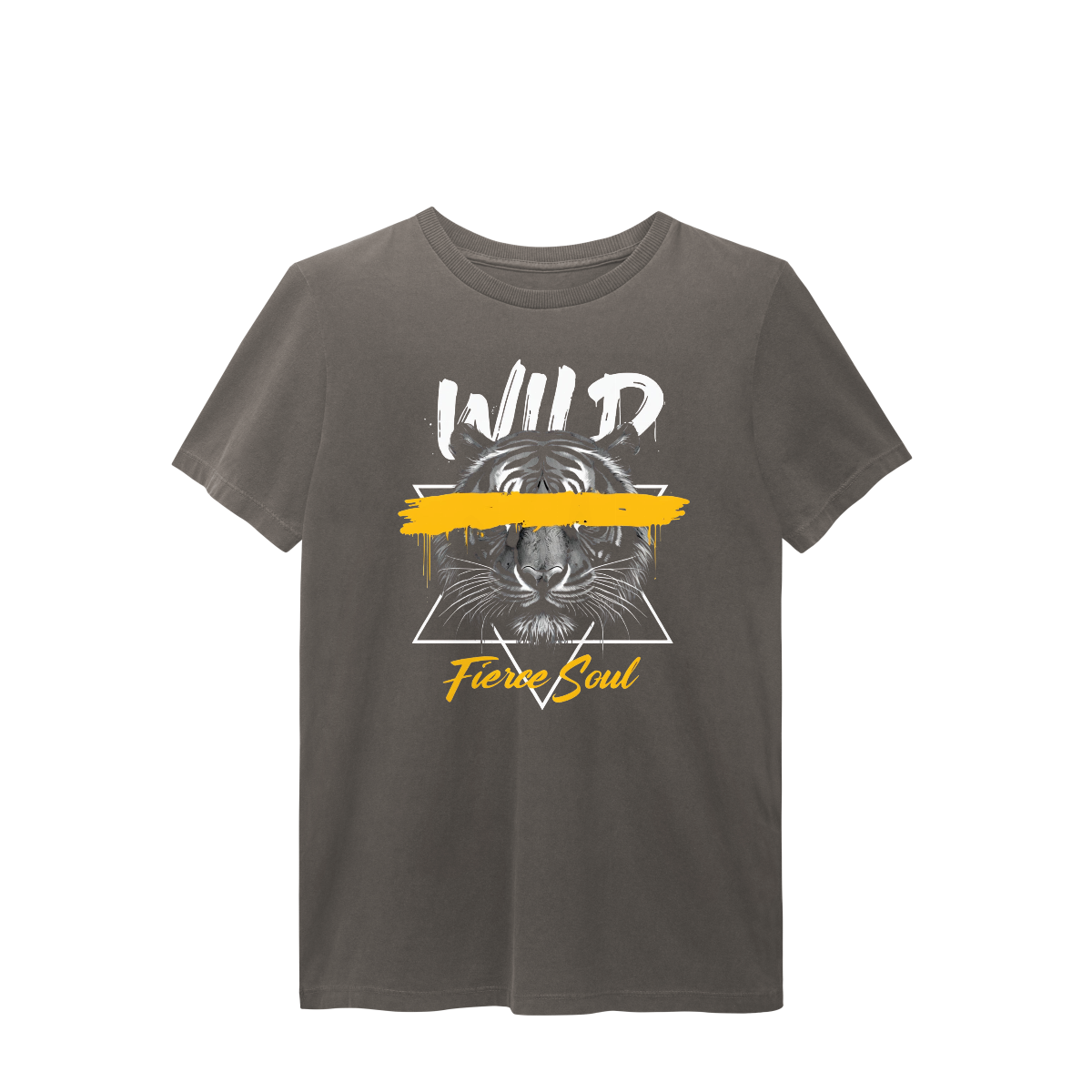 Camisa T-Shirt Estonada Lobo Wild