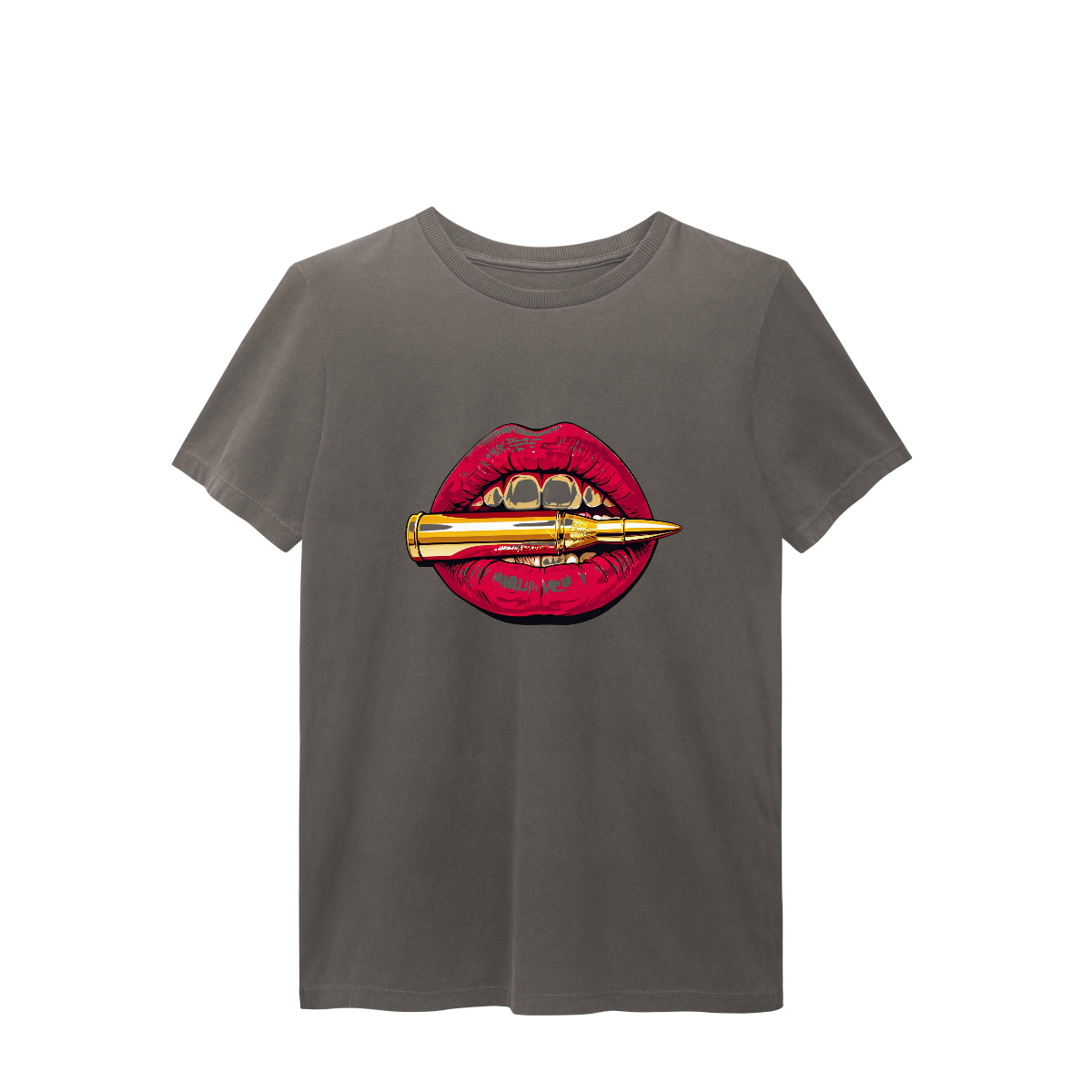 Camisa T-Shirt Estonada Beijo Mortal