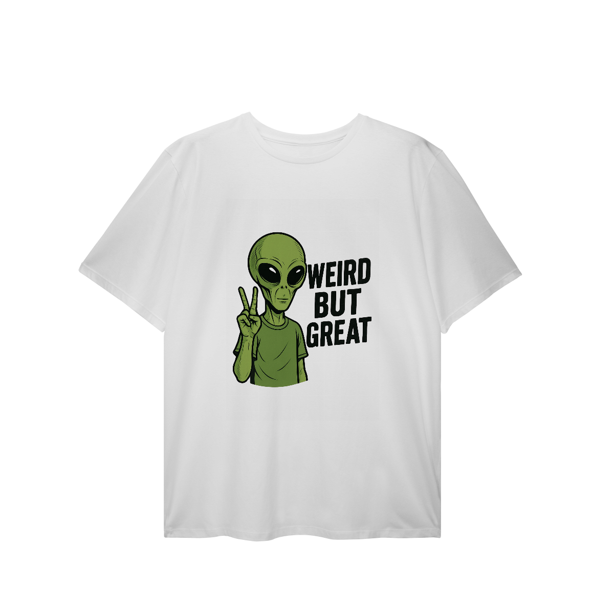 Camisa T-Shirt Plus Size Weird But Great