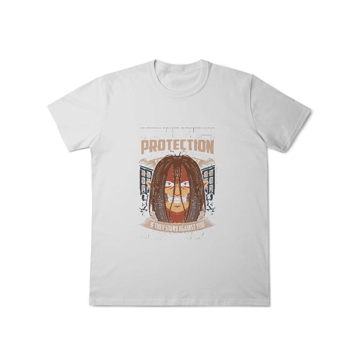 Camisa T-Shirt Classic Titã Eren – O Poder do Titã de Ataque