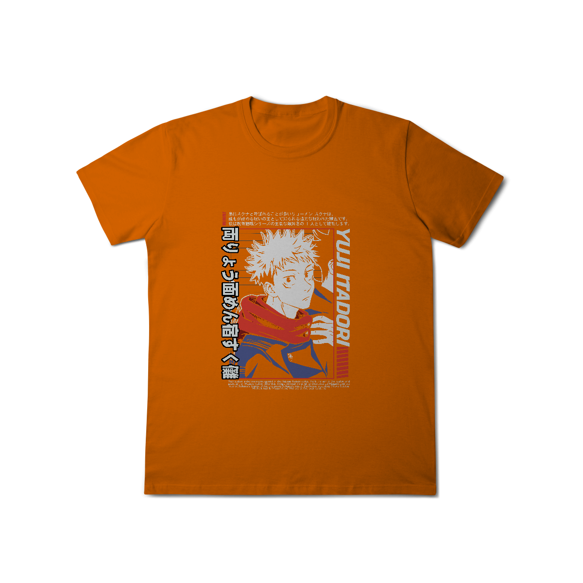 Camisa T-Shirt Classic Yuji Itadori Pronta para Lutar