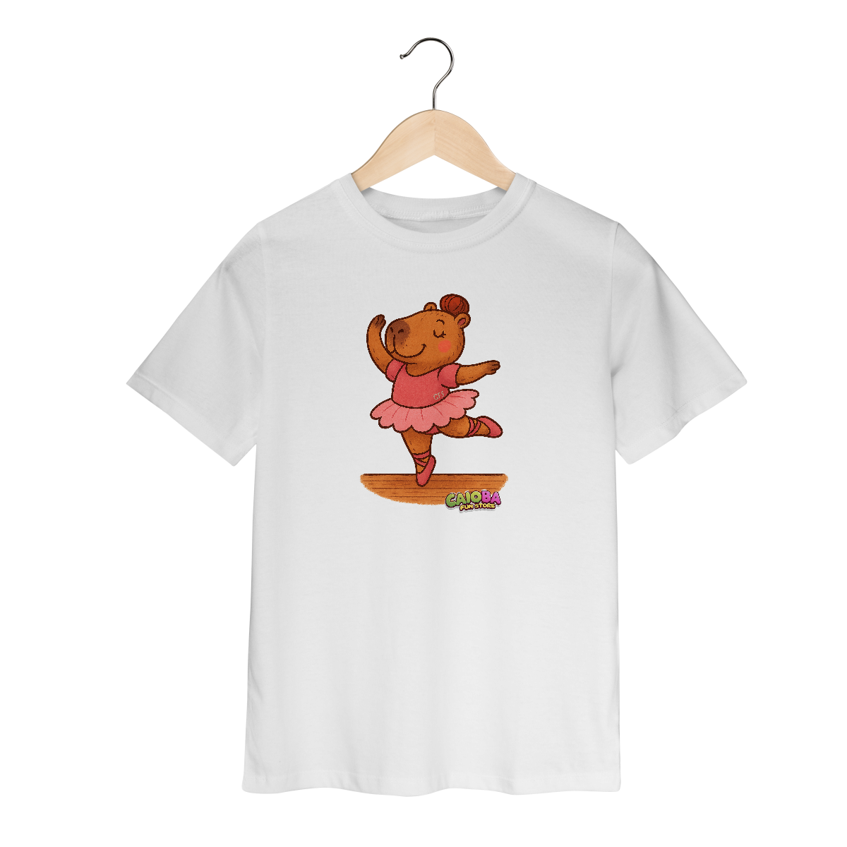 Camiseta Capivara Bailarina - Infantil