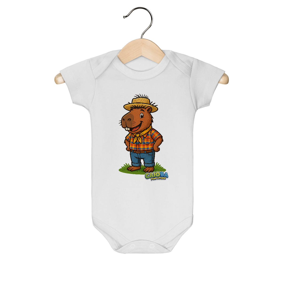 Body Infantil Capivara Caipira menino