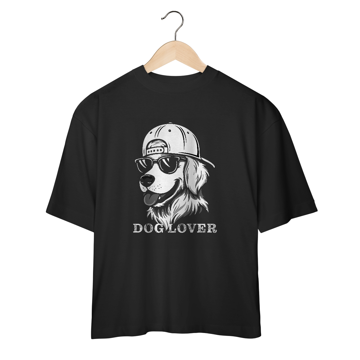 Camiseta Oversized Doglover – Golden Retriever