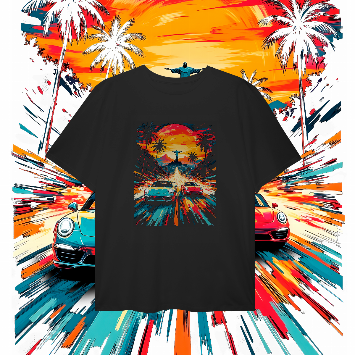 Camiseta Plus Size - Racha no Rio - STT004