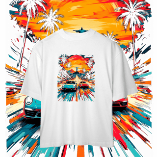 Camiseta Oversized - Racha no Rio - STT004