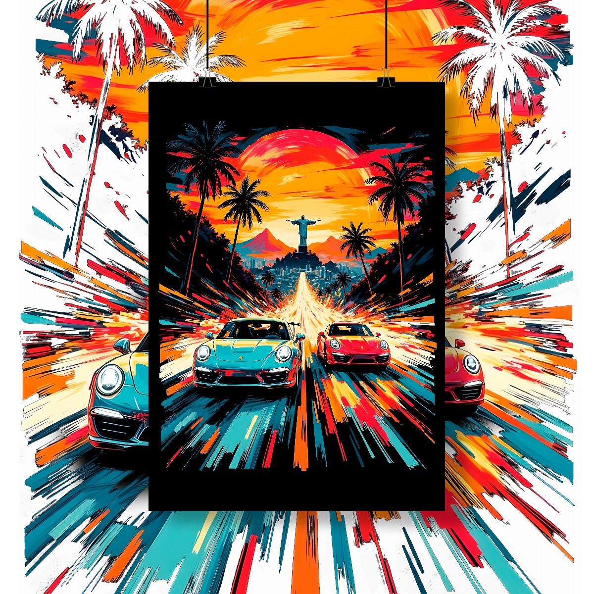 Poster Retrato - Racha no Rio - STT004