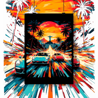 Poster Retrato - Racha no Rio - STT004