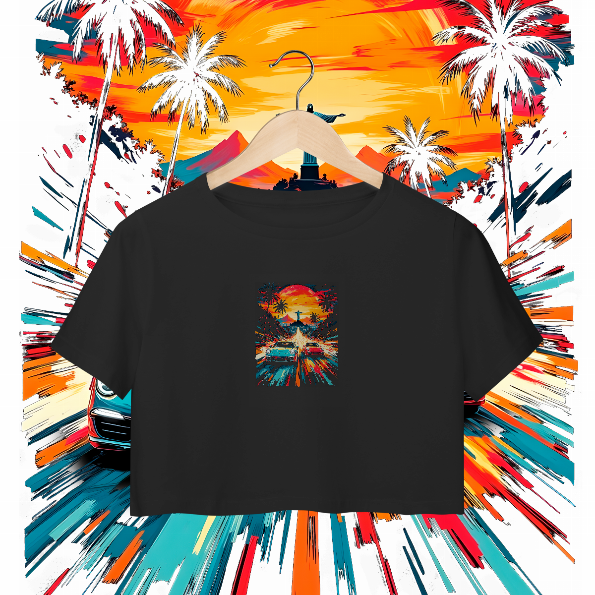 Camisa Cropped - Racha no Rio - STT004