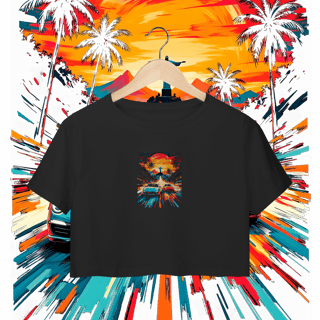 Camisa Cropped - Racha no Rio - STT004