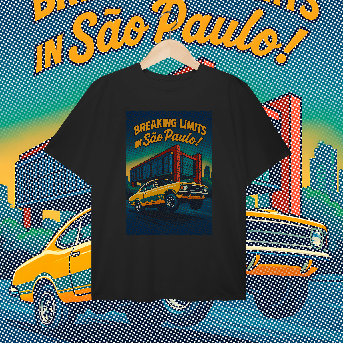 Camiseta Plus Size - Breaking Limits in São Paulo - STT006