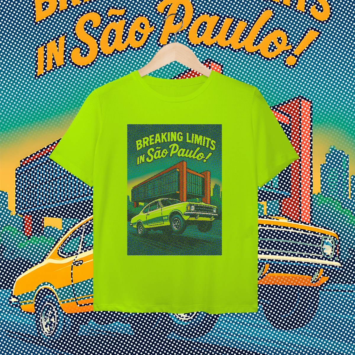 Baby Look Long Sport Dry UV - Breaking Limits in São Paulo - STT006