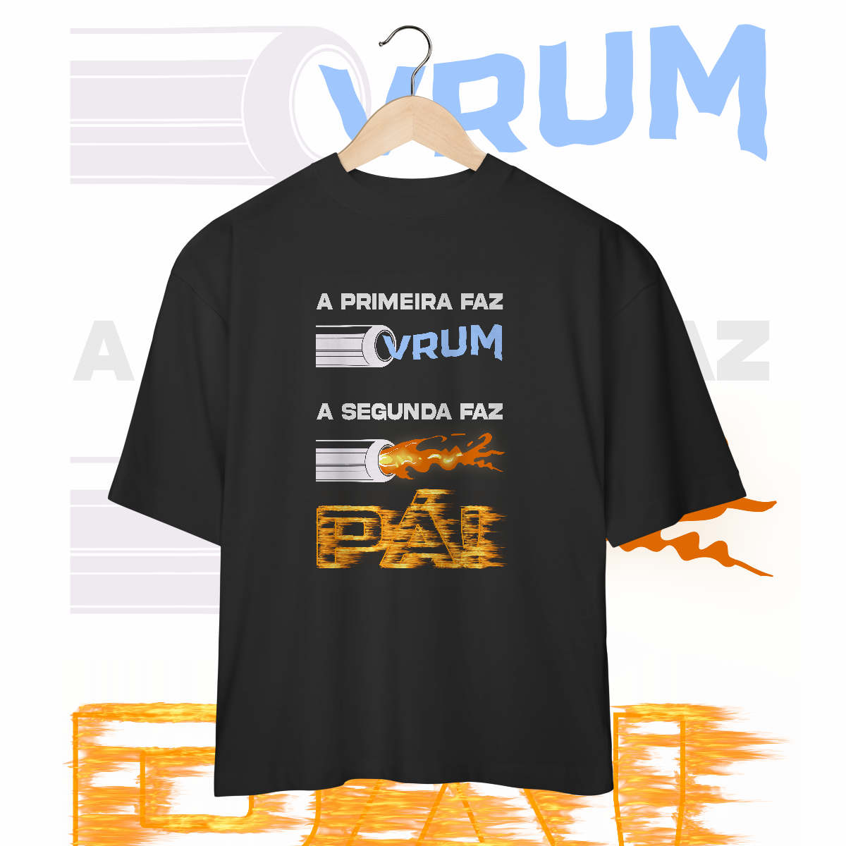 Camiseta Oversized - A segunda faz PÁ - STT007