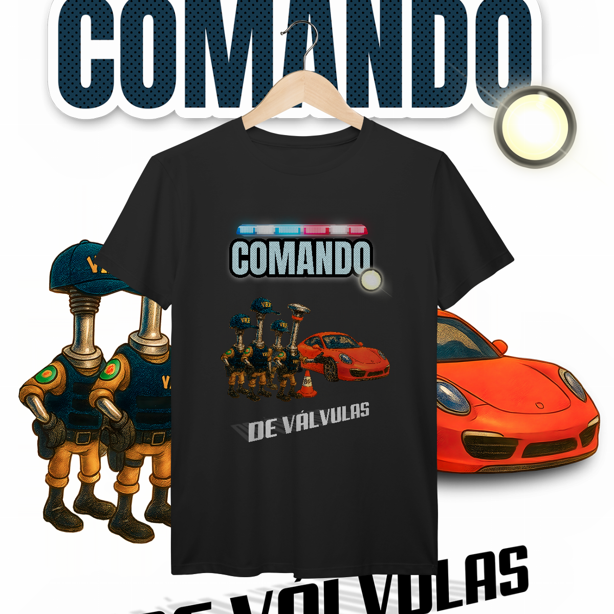 Camiseta Prime - Comando... de Válvulas - STT011