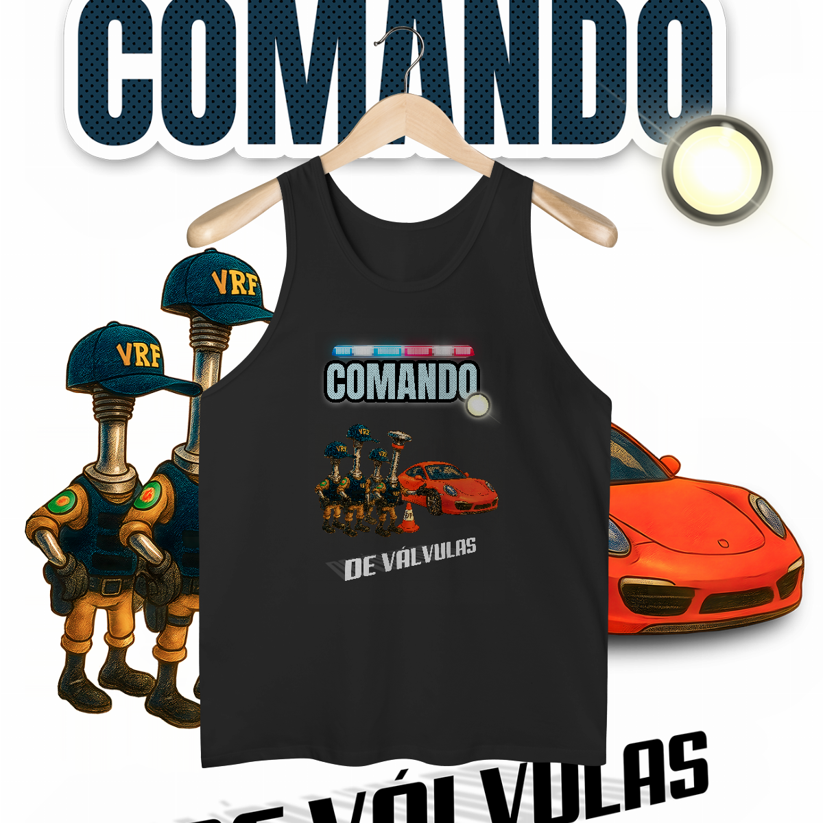 Regata Masculina - Comando... de Válvulas - STT011