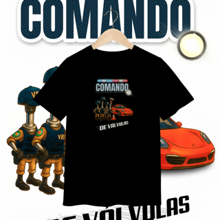 Camiseta Inf (2 a 8) - Comando... de Válvulas - STT011