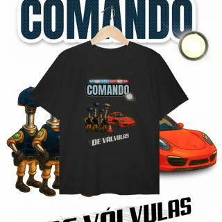 Camiseta Plus Size - Comando... de Válvulas - STT011