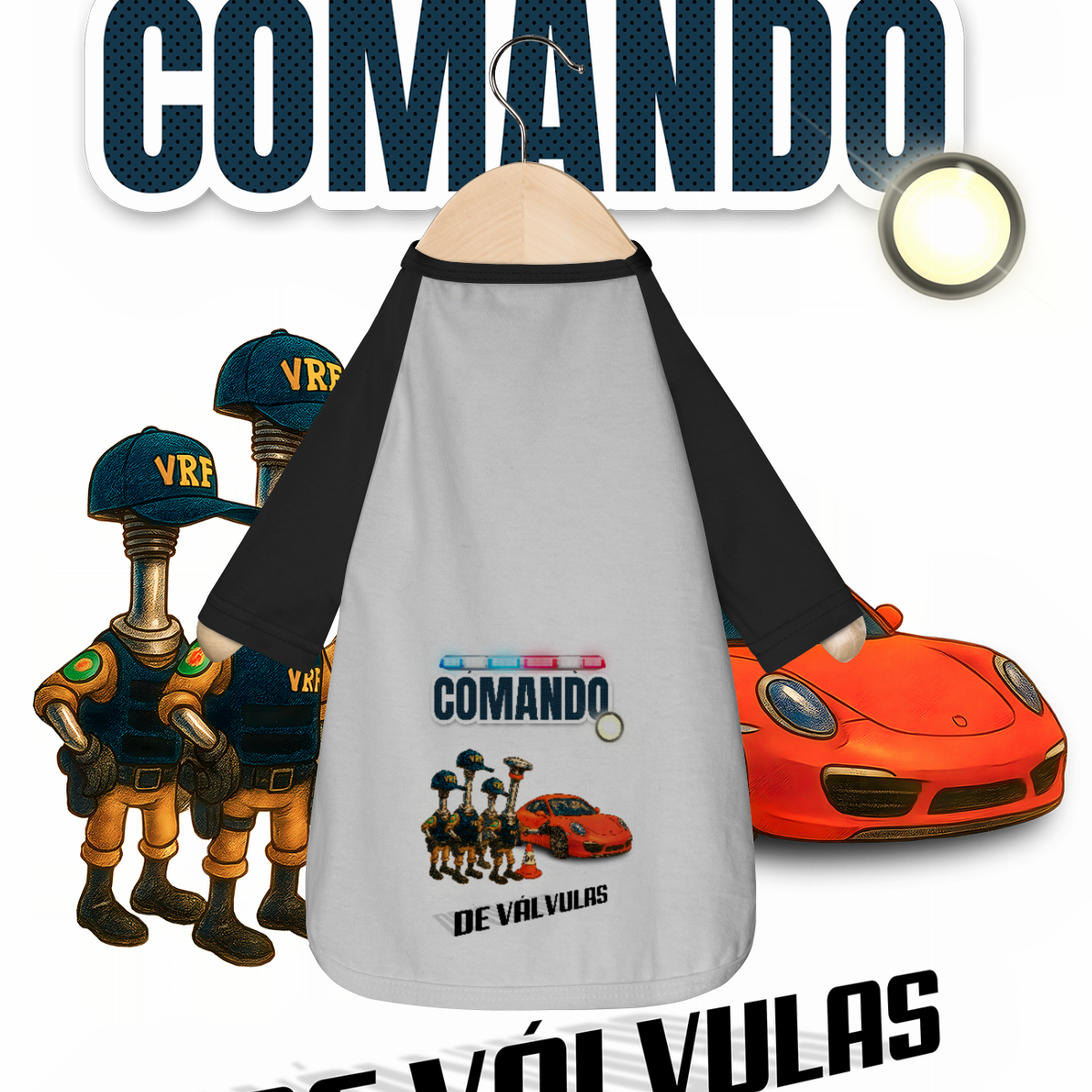 Camisa Pet Dog - Comando... de Válvulas - STT011