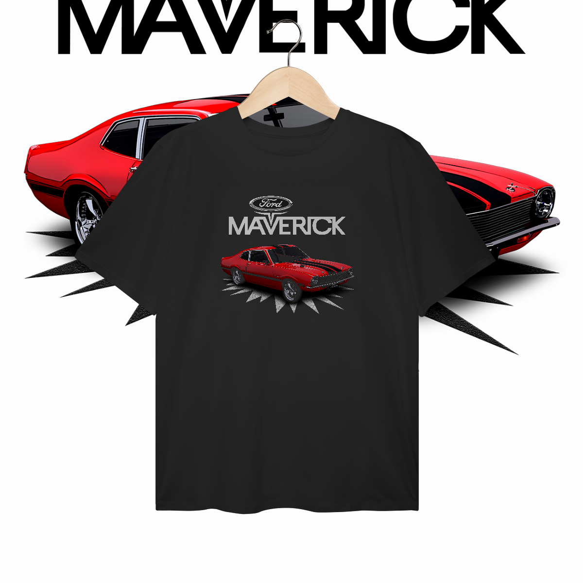 Camiseta Plus Size - Maverick de Revista - STT016