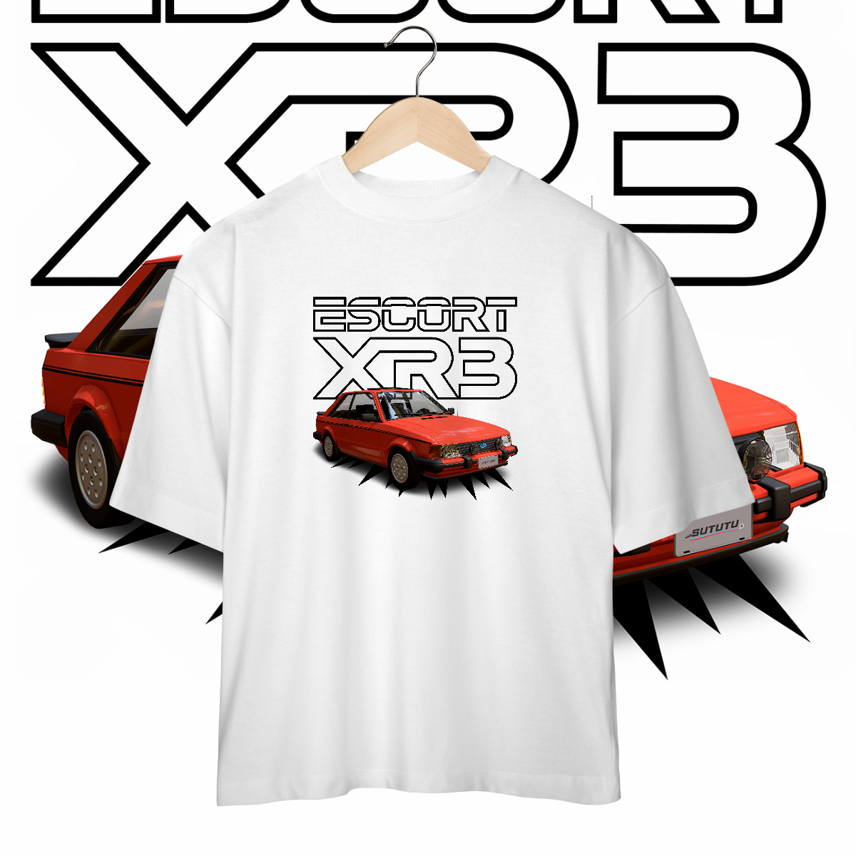 Camiseta Oversized - Escort de Revista - STT015