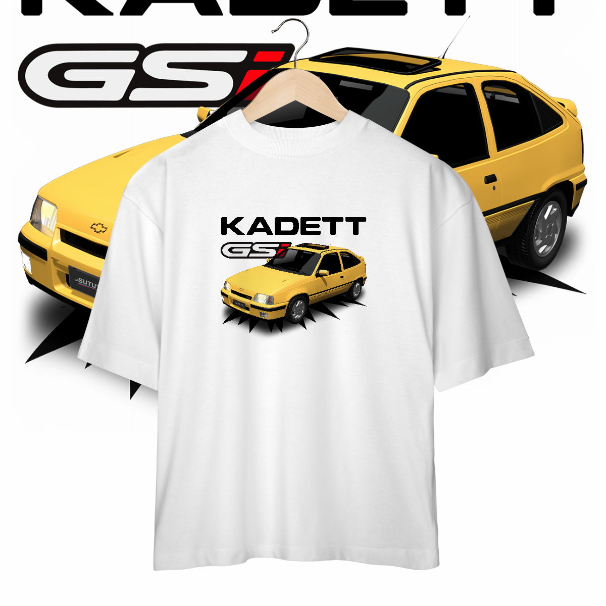 Camiseta Oversized - Kadett de Revista - STT018