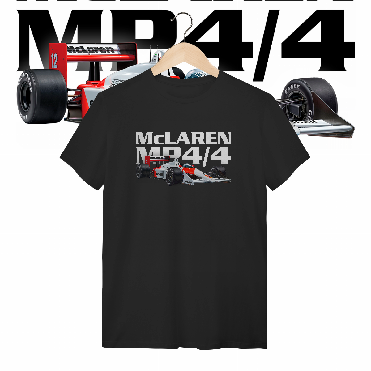 Camiseta Quality - MP4/4 Ayrton Senna - STT012