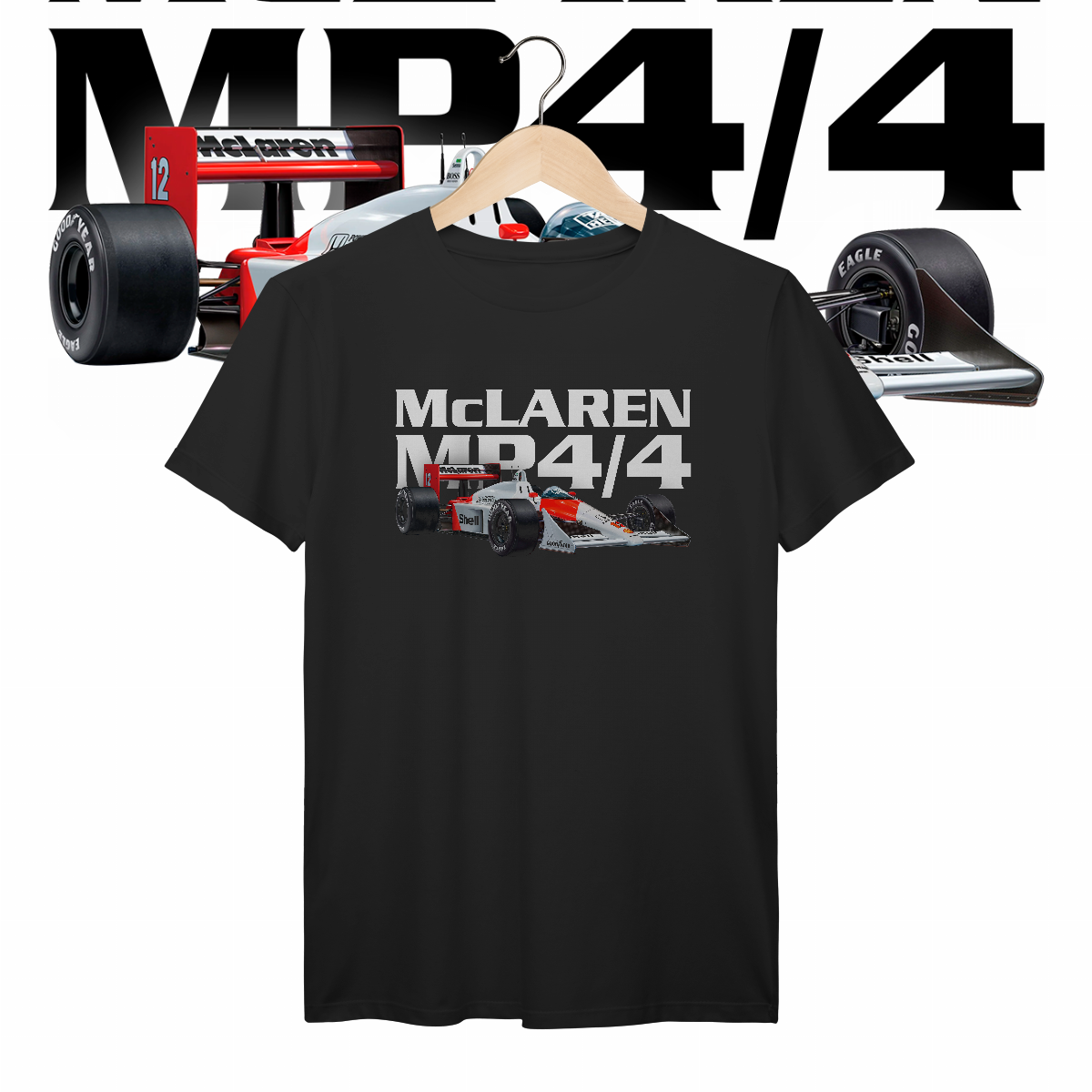 Camiseta Prime - MP4/4 Ayrton Senna - STT012