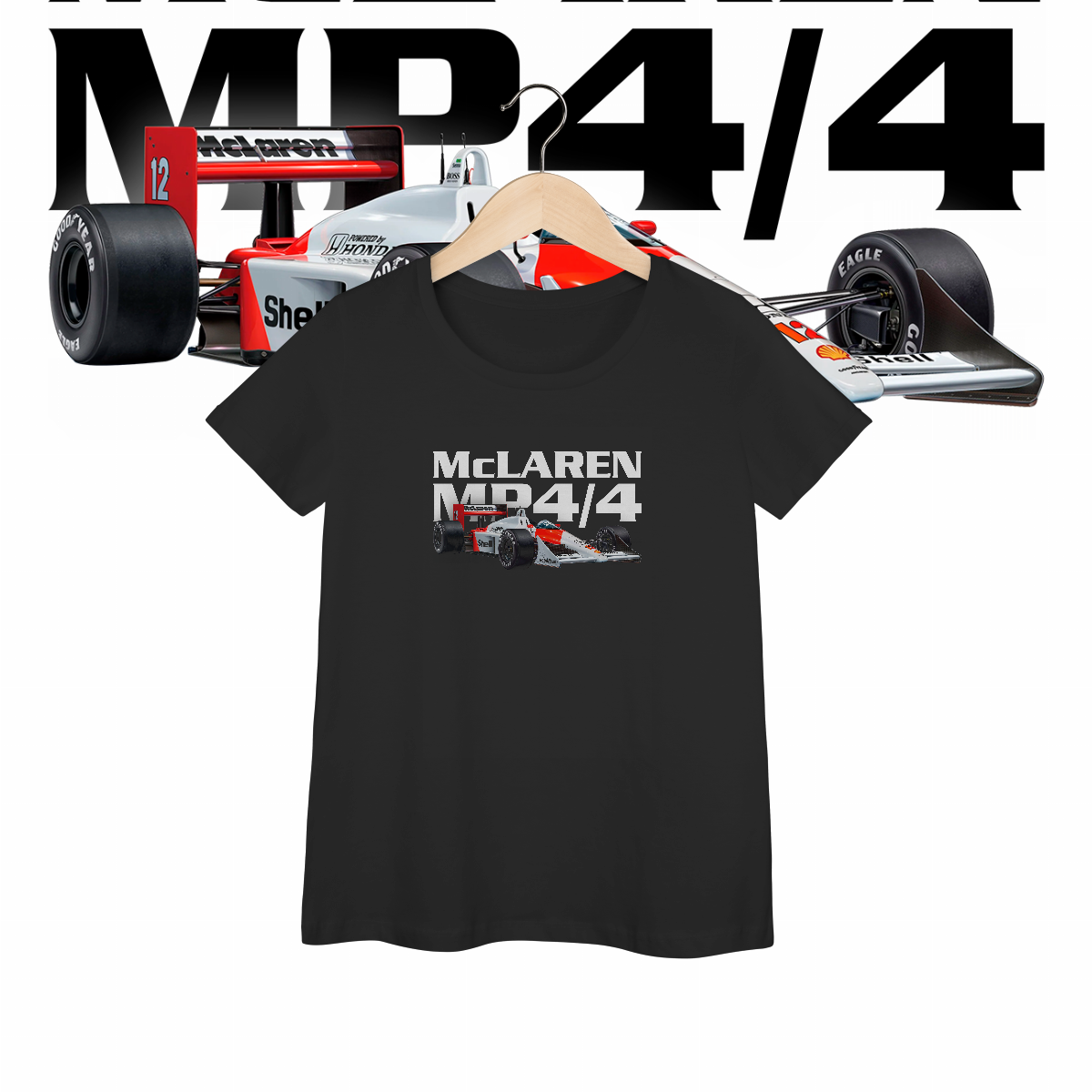 Baby Look Long Prime - MP4/4 Ayrton Senna - STT012