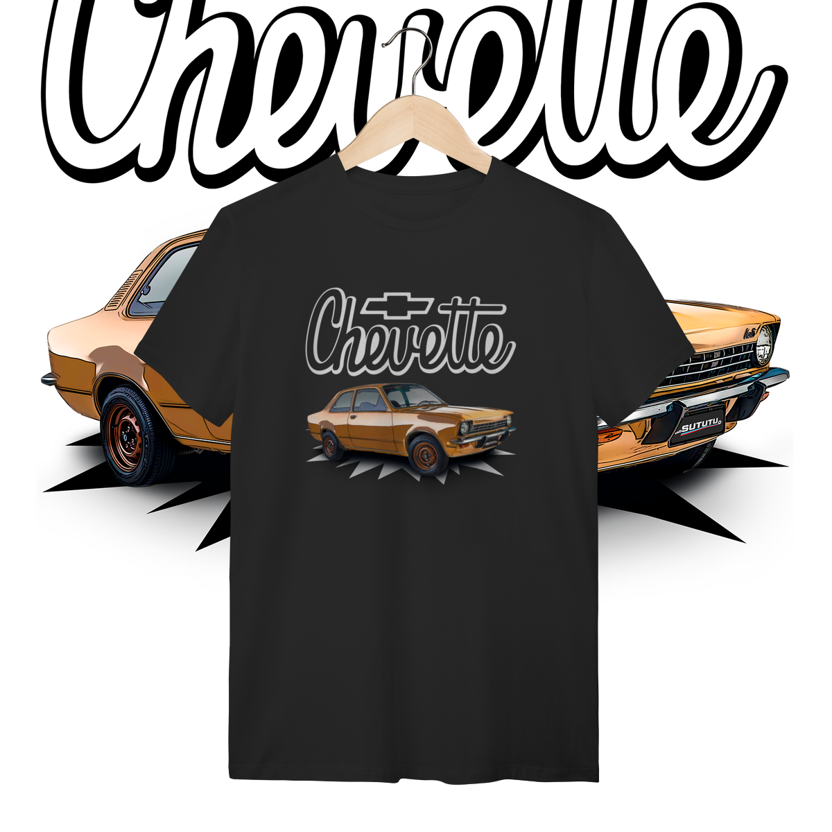 Camiseta Quality - Chevette de Revista - STT008