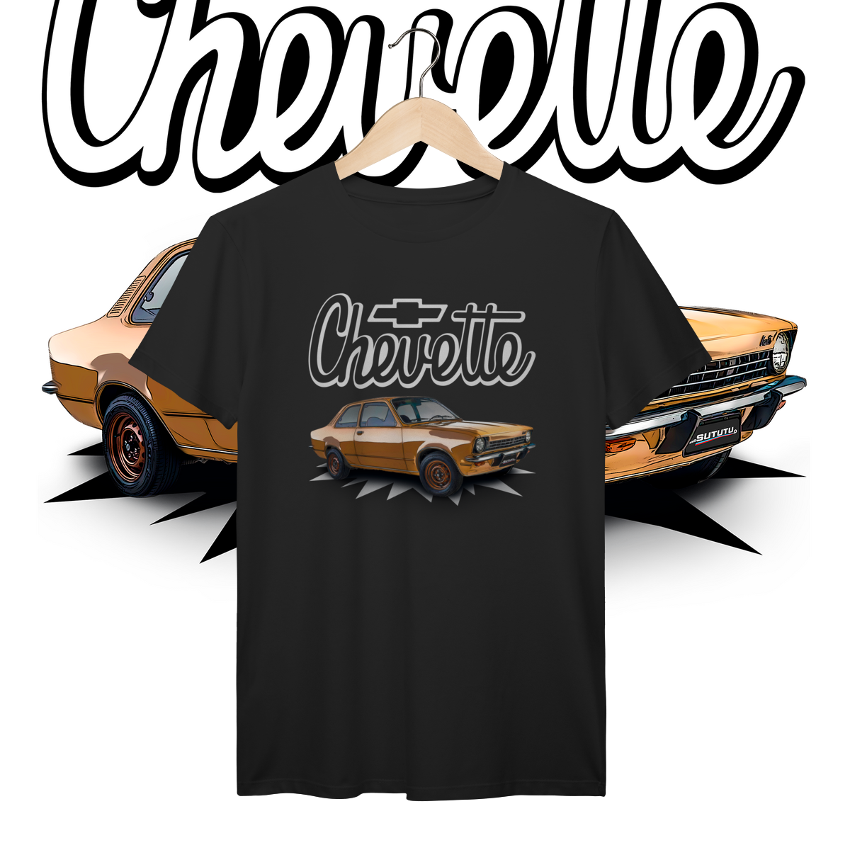 Camiseta Prime - Chevette de Revista - STT008